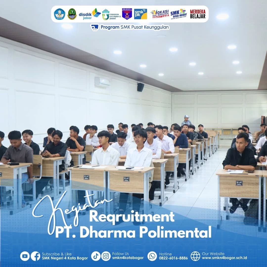 PT. Dharma Polimetal Gelar Rekrutmen di SMK Negeri 4 Bogor