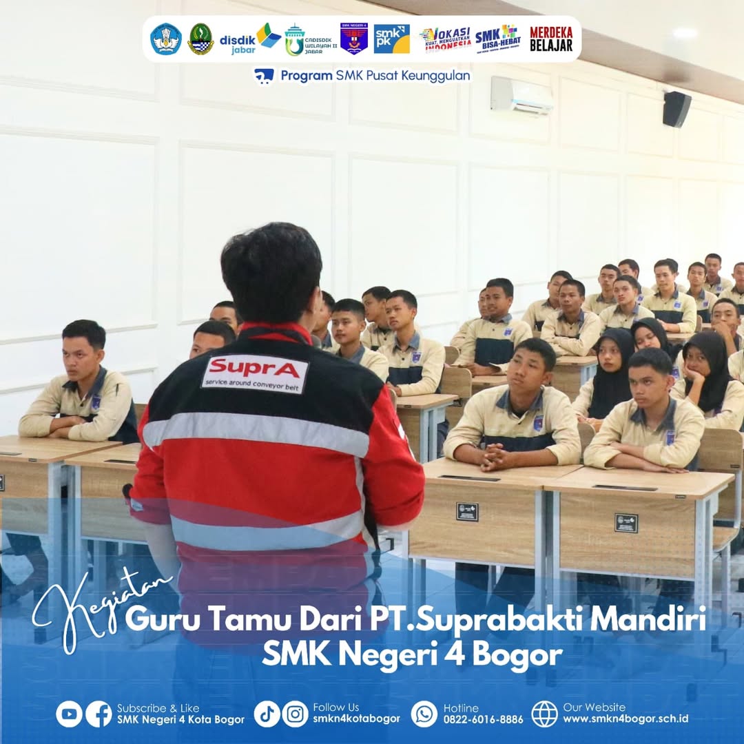 Guru Tamu PT. Suprabakti Mandiri di SMK Negeri 4 Bogor