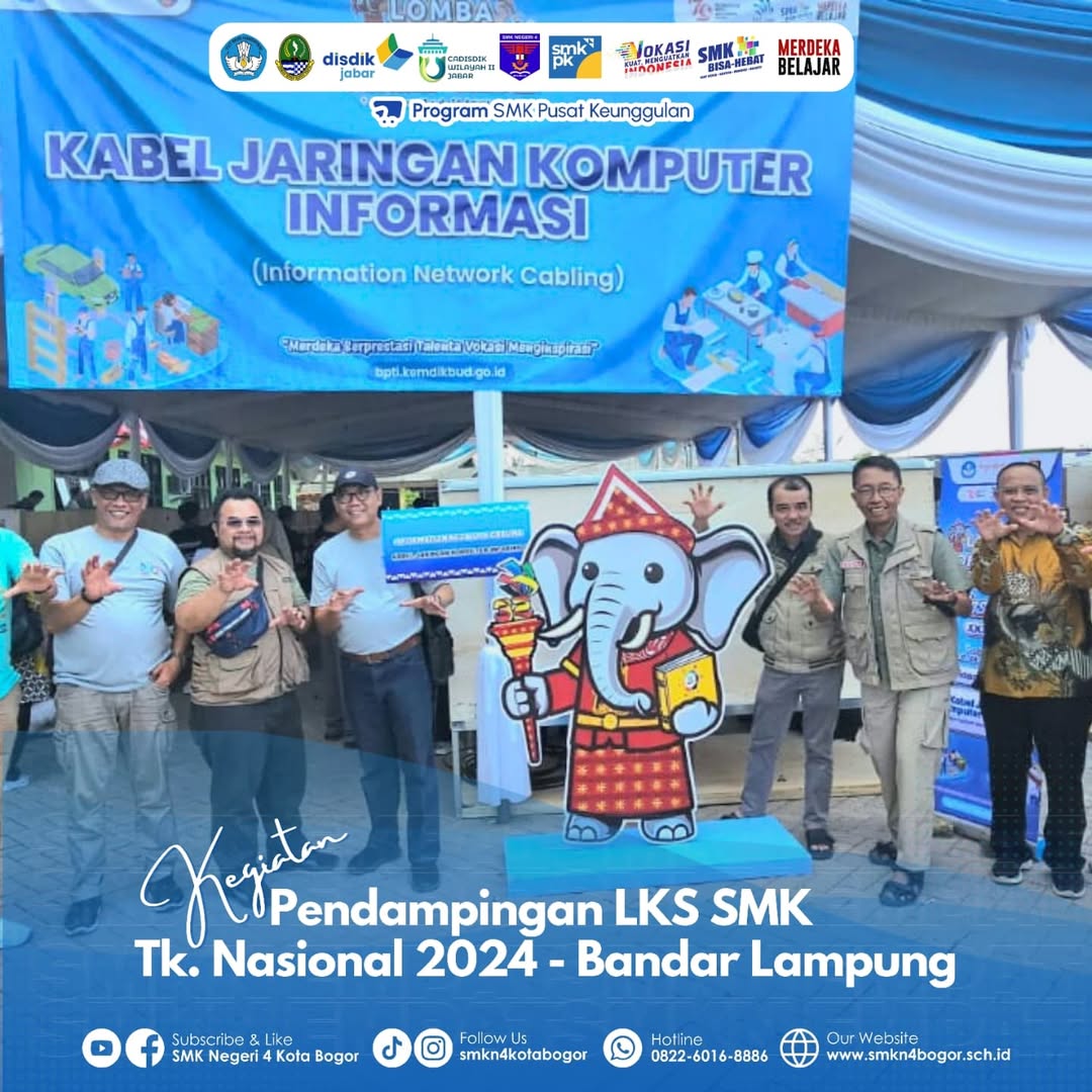 SMK Negeri 4 Bogor Wakili Jabar di LKS Tingkat Nasional