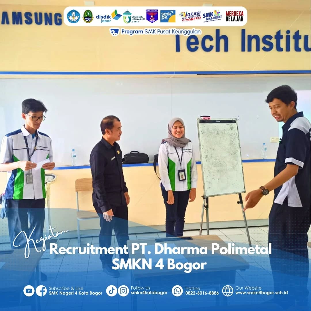 Recruitment PT. Dharma Polimetal di SMKN 4 Bogor