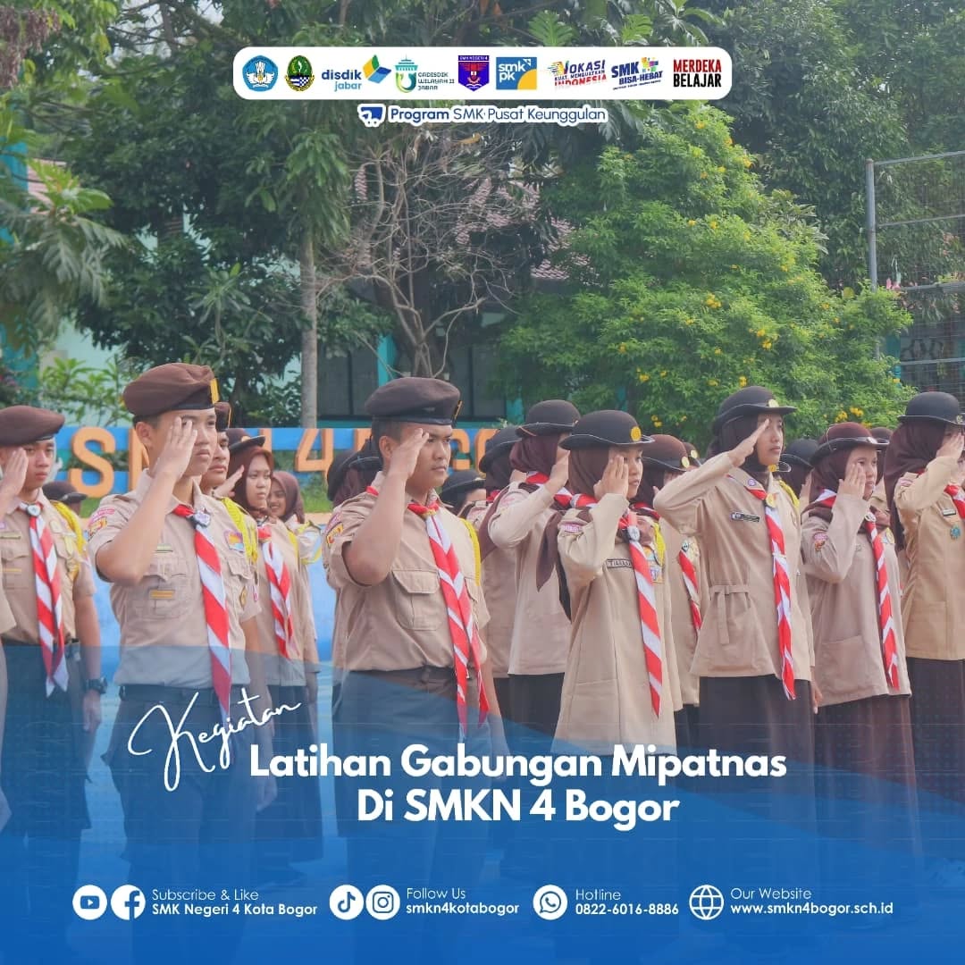 SMKN 4 Bogor Tuan Rumah Latihan Gabungan Mipatnas