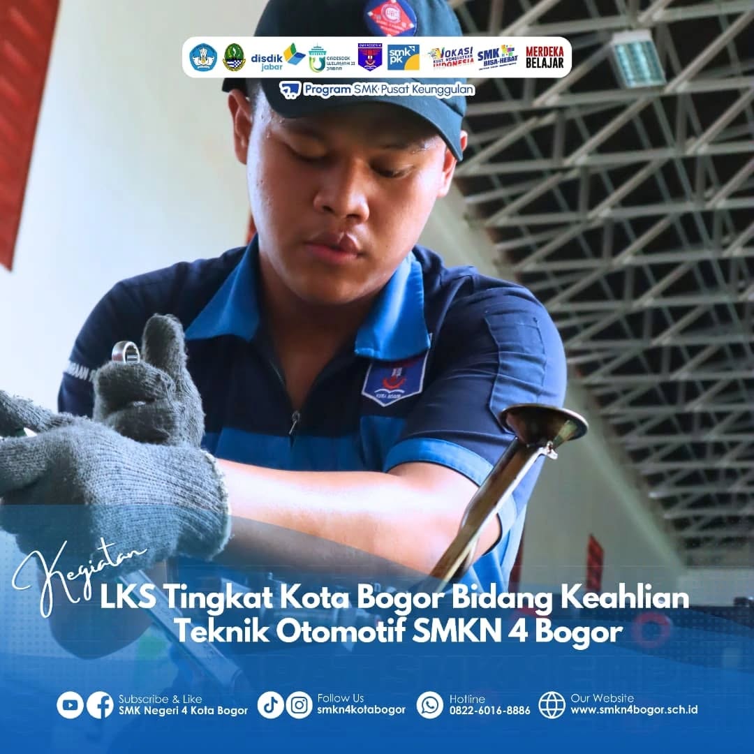 SMKN 4 Bogor Berpartisipasi dalam LKS Teknik Otomotif Tingkat Kota
