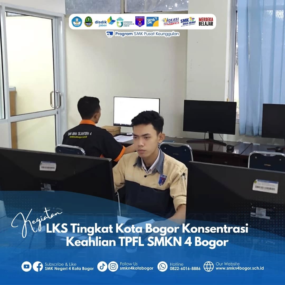 SMKN 4 Bogor Ikuti LKS Tingkat Kota Bogor Bidang Teknik Pengelasan