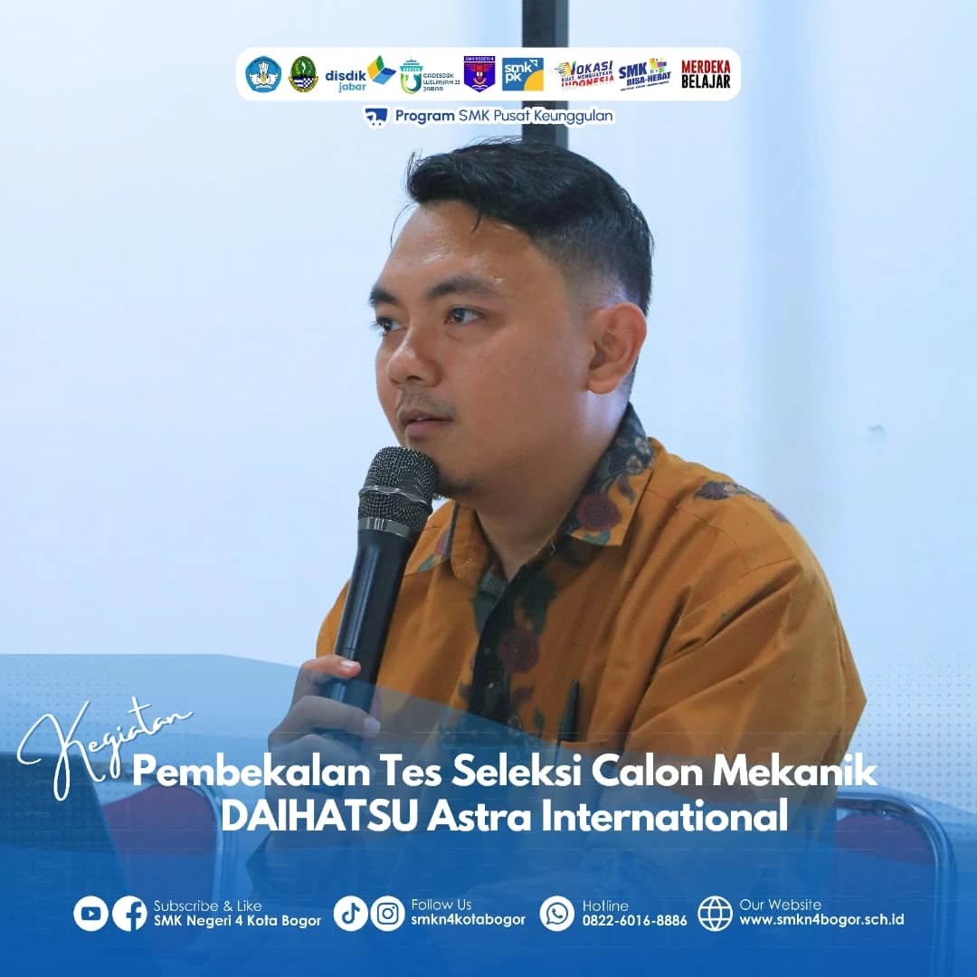 SMKN 4 Bogor Gelar Pembekalan Tes Seleksi DAIHATSU